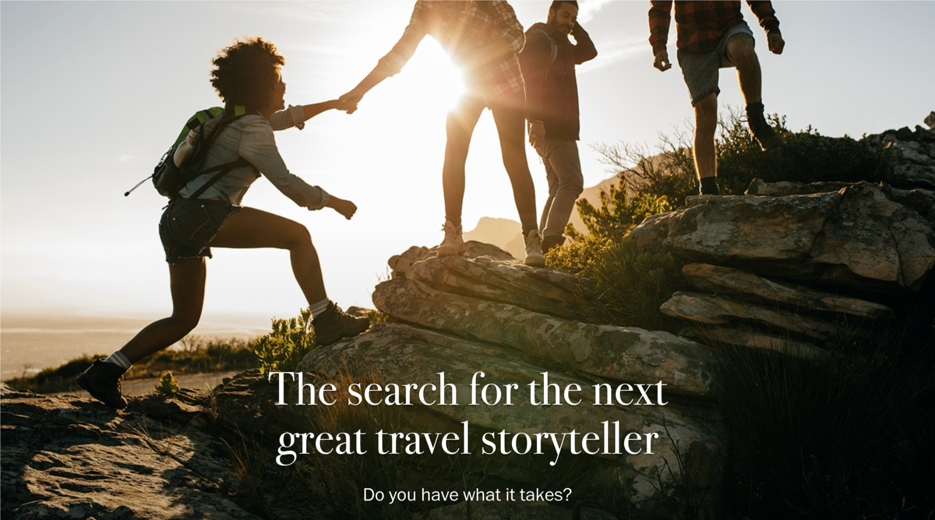 Open Casting Call: The Search for the Next Great Travel Storyteller